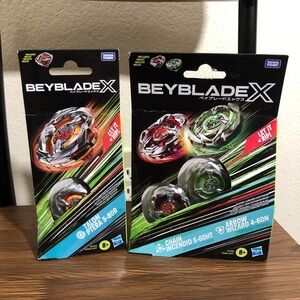 Lot of Beyblade X Chain Incendio & Arrow Wizard and Talon Ptera